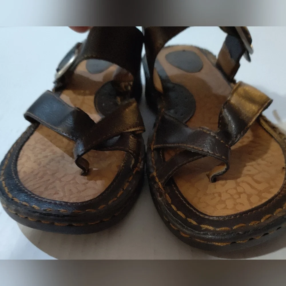 Canyon River Blues Mens Brown Leather Sandals Size‎ 7.5M 11894 Glen